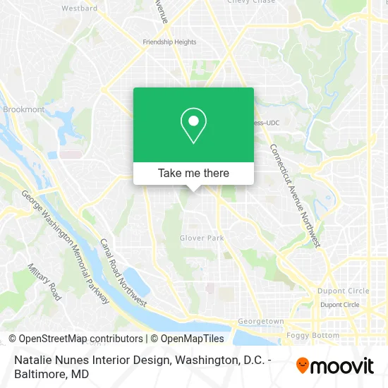 Natalie Nunes Interior Design map