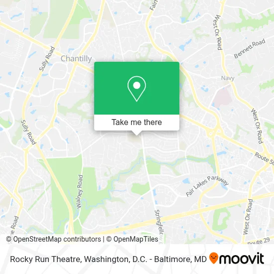 Rocky Run Theatre map