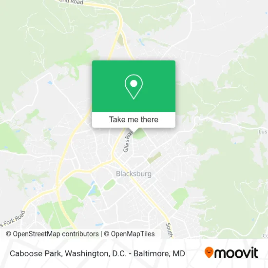 Caboose Park map