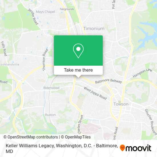 Keller Williams Legacy map