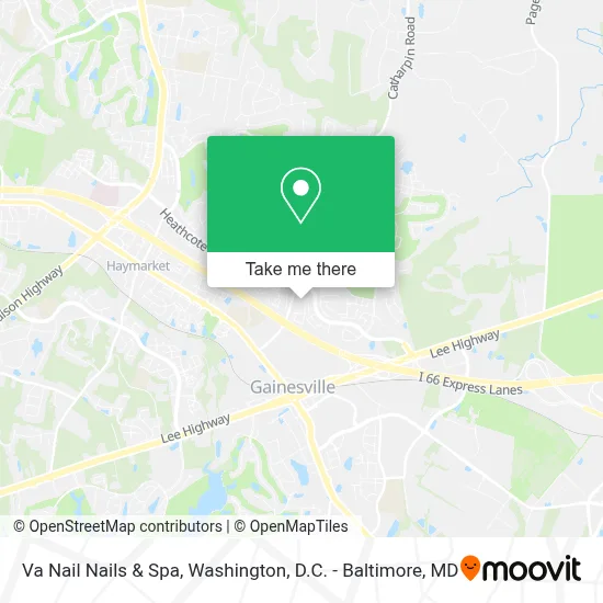 Va Nail Nails & Spa map