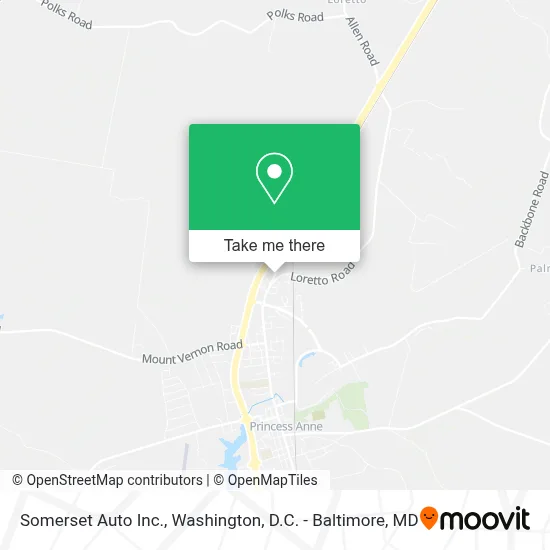 Somerset Auto Inc. map