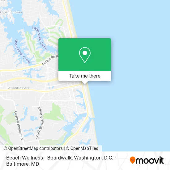 Beach Wellness - Boardwalk map