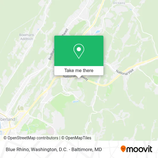 Blue Rhino map