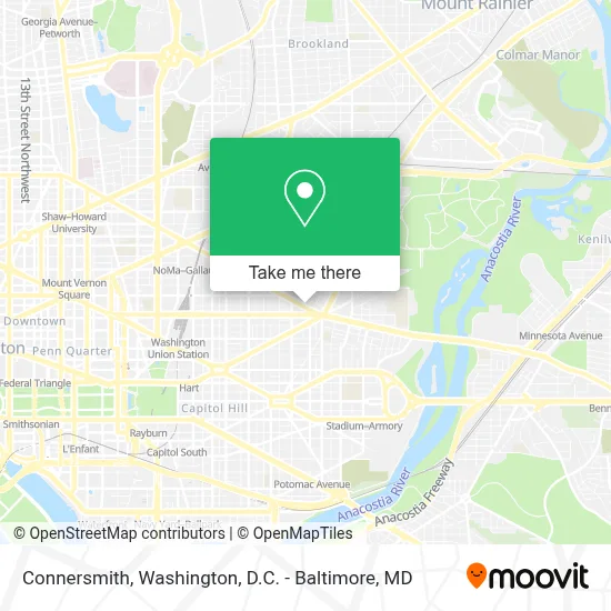 Connersmith map