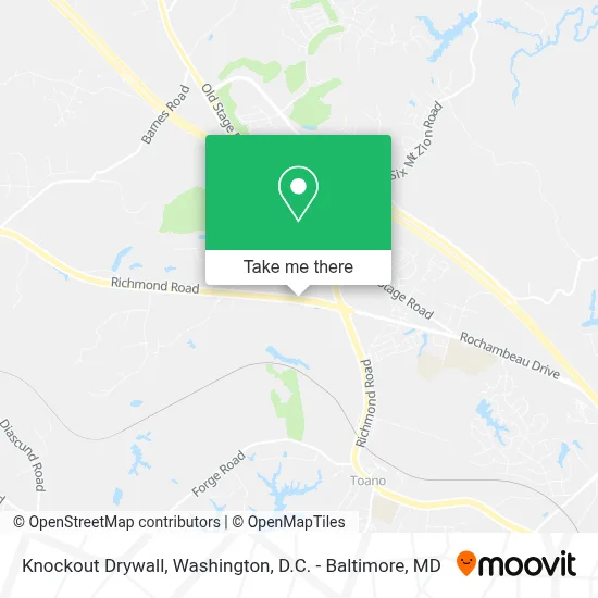 Knockout Drywall map