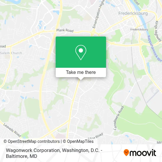 Wagonwork Corporation map