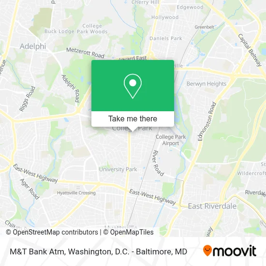 M&T Bank Atm map