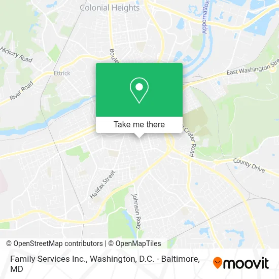 Family Services Inc. map