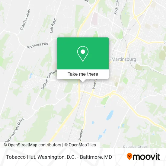 Tobacco Hut map