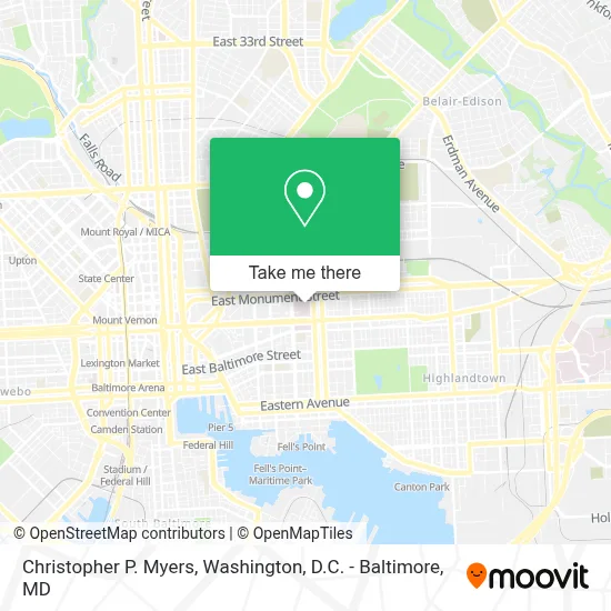 Christopher P. Myers map