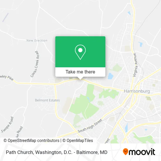 Path Church map