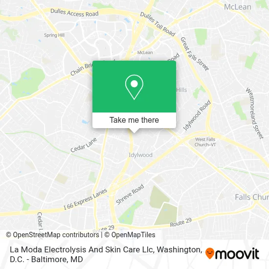 La Moda Electrolysis And Skin Care Llc map