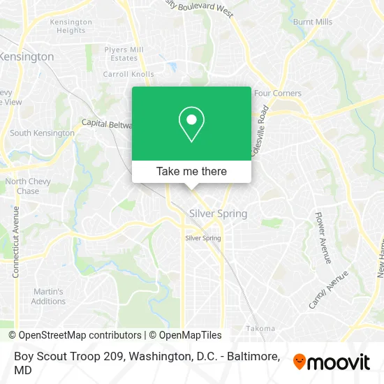 Boy Scout Troop 209 map