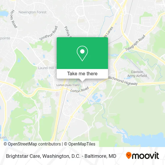 Brightstar Care map