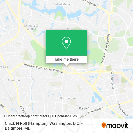 Chick N Roll (Hampton) map