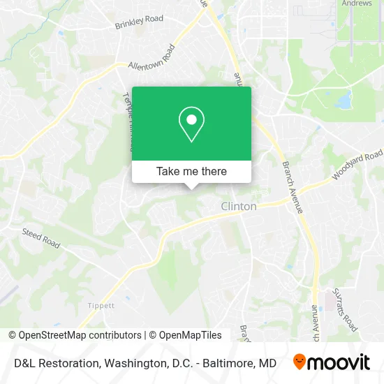 D&L Restoration map