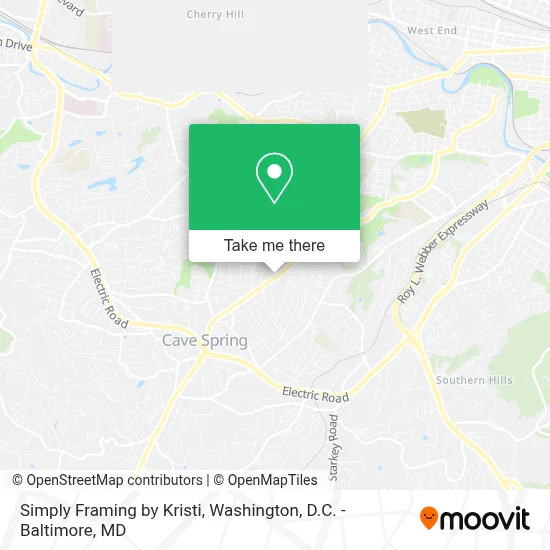 Simply Framing by Kristi map
