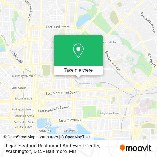 Fejan Seafood Restaurant And Event Center map