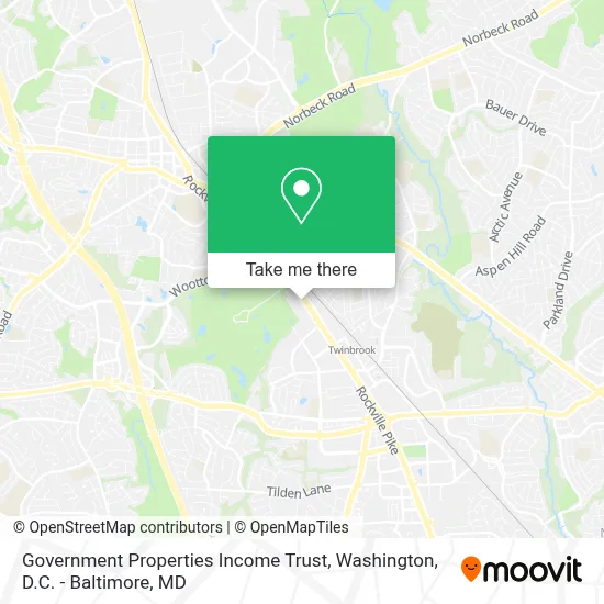 Government Properties Income Trust map