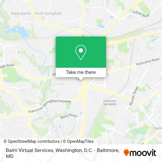 Balm Virtual Services map