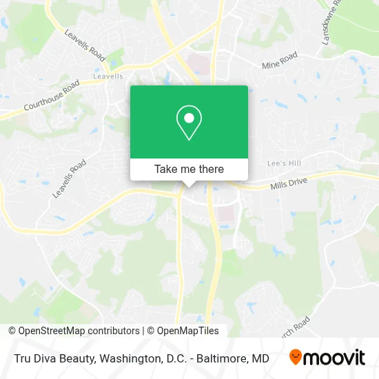 Tru Diva Beauty map