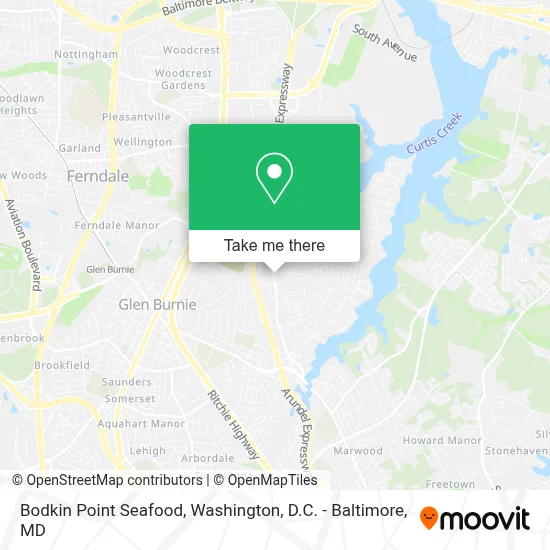 Bodkin Point Seafood map