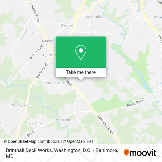 Brintnall Deck Works map