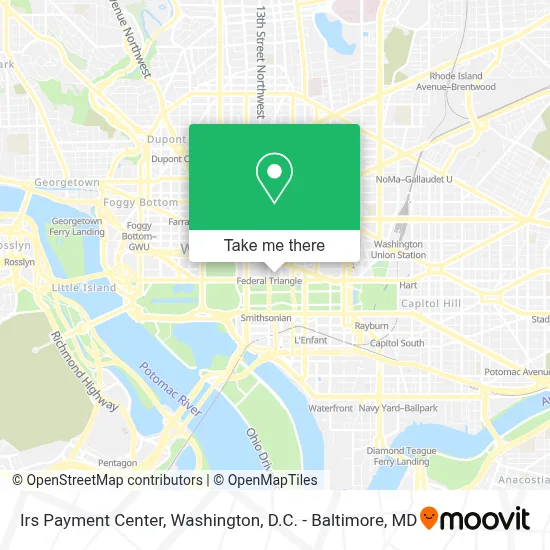 Irs Payment Center map