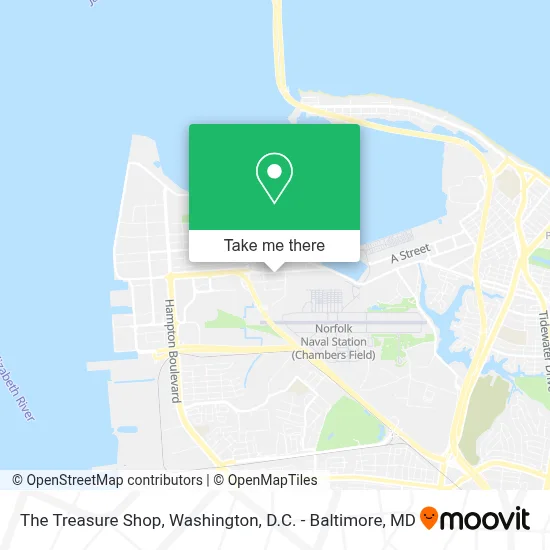 The Treasure Shop map