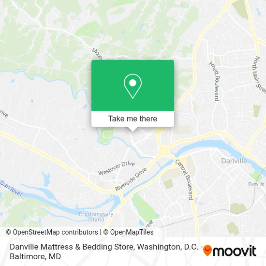 Danville Mattress & Bedding Store map