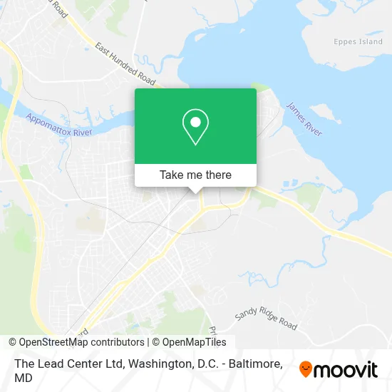 The Lead Center Ltd map