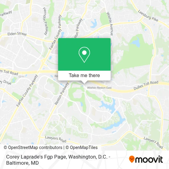 Corey Laprade's Fgp Page map