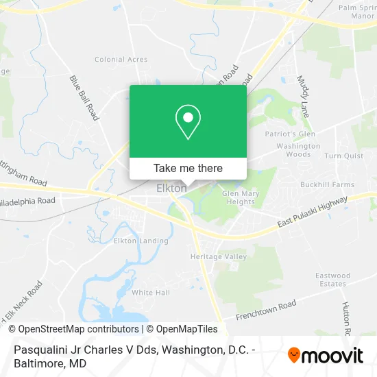 Pasqualini Jr Charles V Dds map
