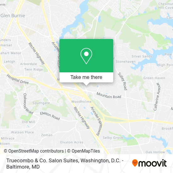 Truecombo & Co. Salon Suites map