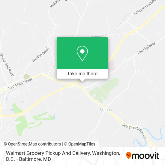 Walmart Grocery Pickup And Delivery map