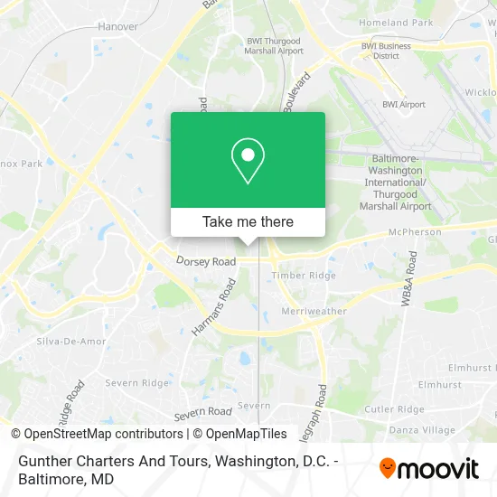Gunther Charters And Tours map
