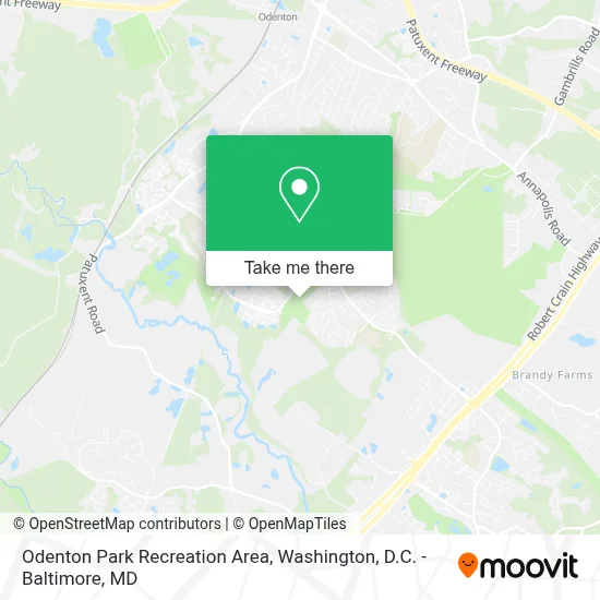 Odenton Park Recreation Area map