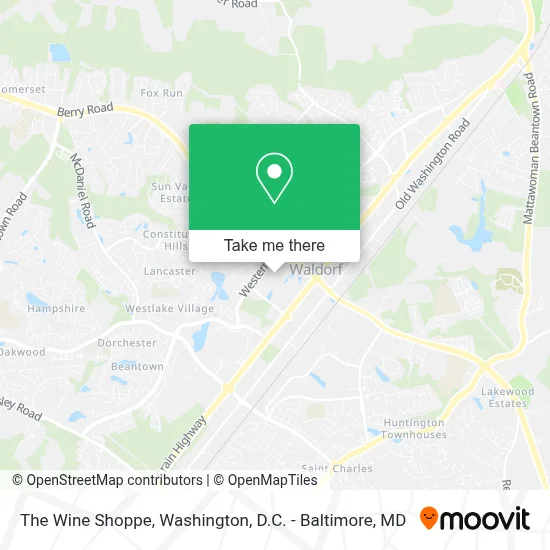 The Wine Shoppe map