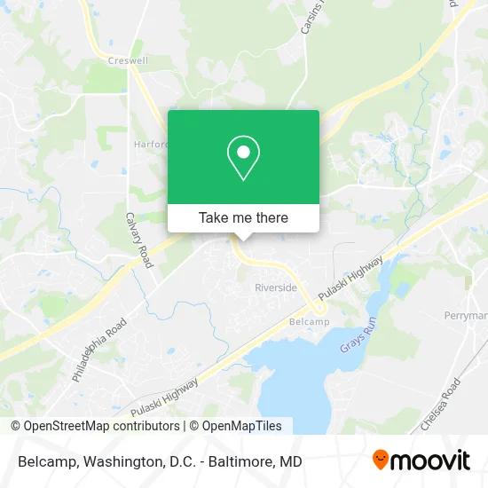 Belcamp map