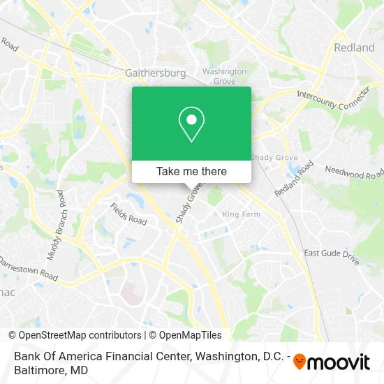 Bank Of America Financial Center map