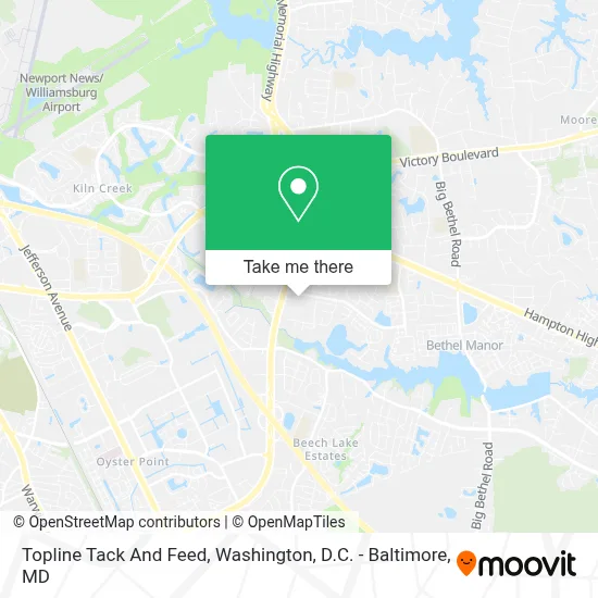 Topline Tack And Feed map