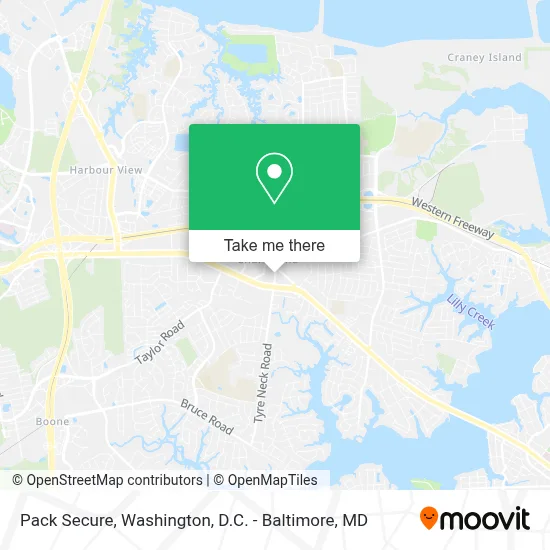 Pack Secure map