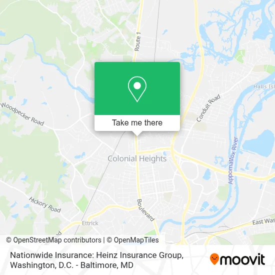 Nationwide Insurance: Heinz Insurance Group map