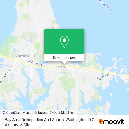Bay Area Orthopedics And Sports map