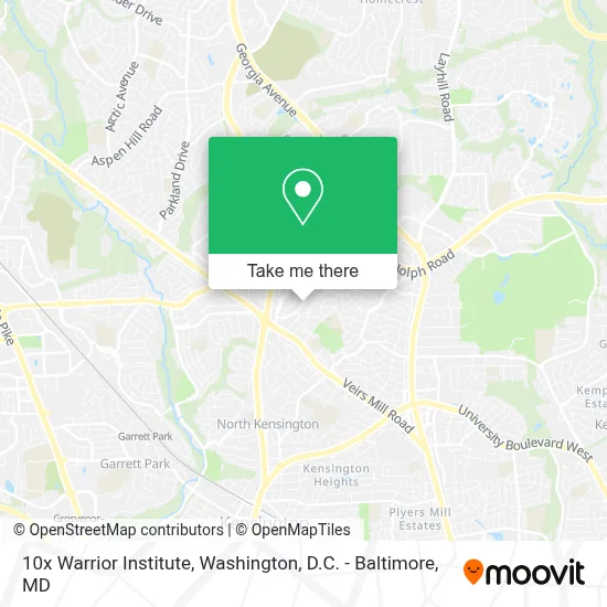 10x Warrior Institute map