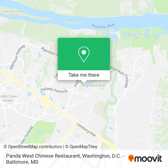Panda West Chinese Restaurant map