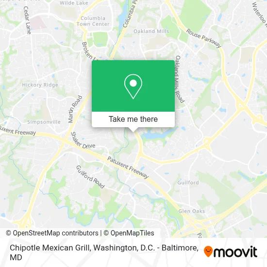 Chipotle Mexican Grill map