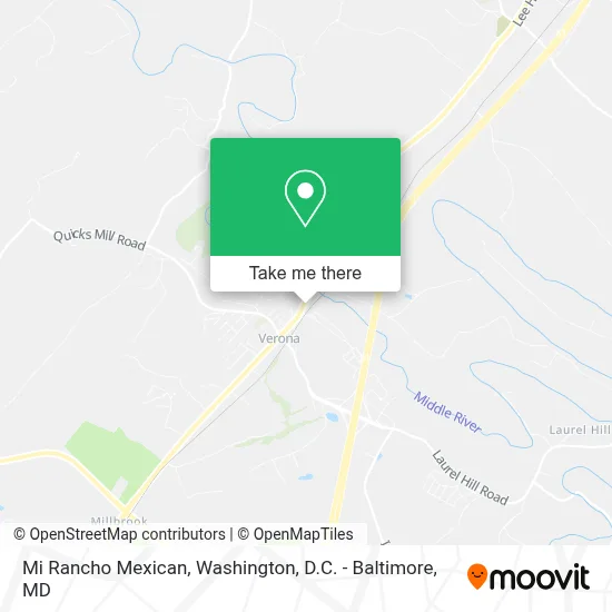 Mi Rancho Mexican map