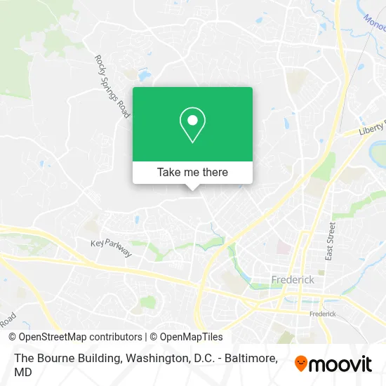 The Bourne Building map
